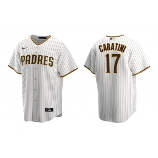 Padres Victor Caratini White Brown Replica Home Jersey