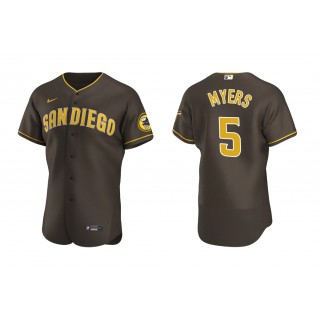 Padres Wil Myers Brown Authentic Road Jersey