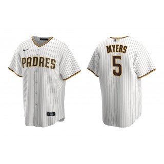 Padres Wil Myers White Brown Replica Home Jersey