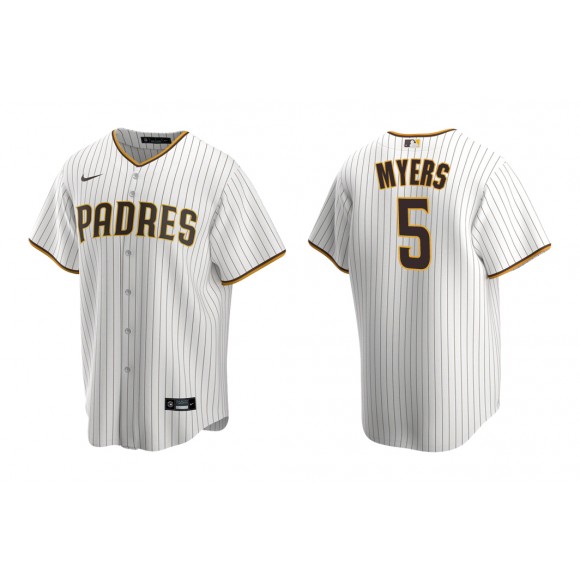 Padres Wil Myers White Brown Replica Home Jersey