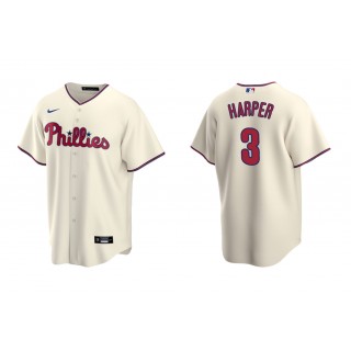 Phillies Bryce Harper Cream Replica Alternate Jersey