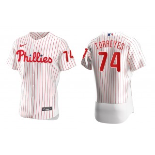 Phillies Ronald Torreyes White Authentic Home Jersey