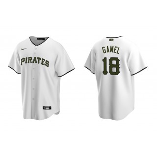 Pirates Ben Gamel White Replica Alternate Jersey