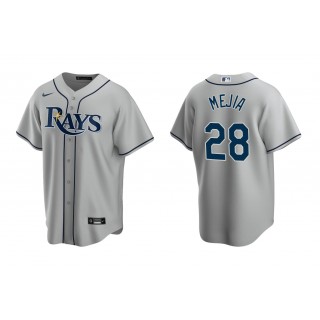 Rays Francisco Mejia Gray Replica Road Jersey