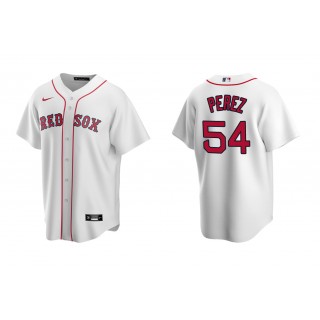 Red Sox Martin Perez White Replica Home Jersey