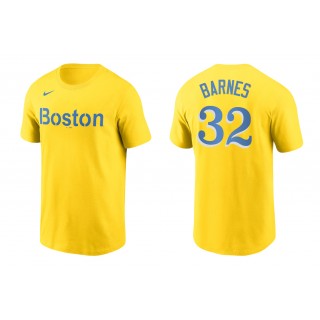 Red Sox Matt Barnes Gold 2021 City Connect T-Shirt