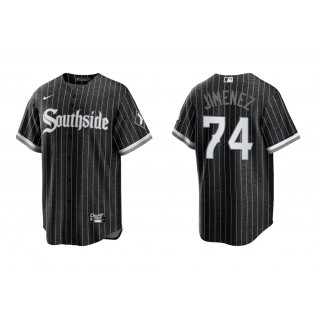 White Sox Eloy Jimenez Black 2021 City Connect Replica Jersey