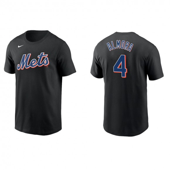 Albert Almora Jr Black Name & Number Men's T-Shirt