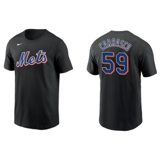 Carlos Carrasco Black Name & Number Men's T-Shirt