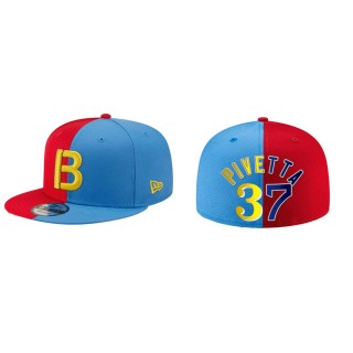 Nick Pivetta Red Sox Red Blue Split 59FIFTY Hat