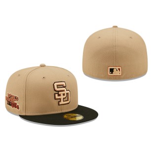 San Diego Padres 1984 World Series Camel 59FIFTY Fitted Hat Brown