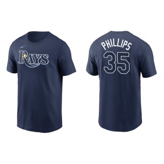 Brett Phillips Navy Name & Number Men's T-Shirt