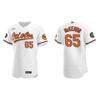 Ryan McKenna Orioles White Authentic 30th Anniversary Jersey