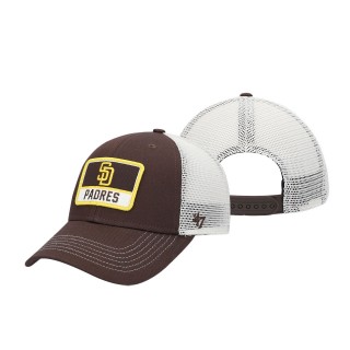 Padres Youth Zoomer MVP Trucker Snapback Hat Brown