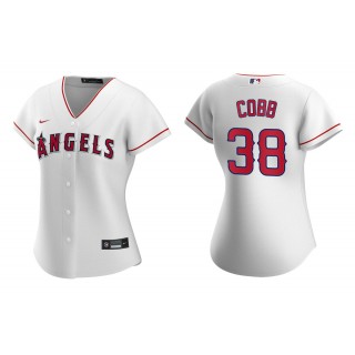 Alex Cobb White Replica Home Women's Jersey