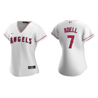 Jo Adell White Replica Home Women's Jersey