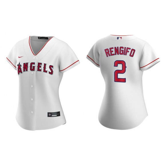 Luis Rengifo White Replica Home Women's Jersey