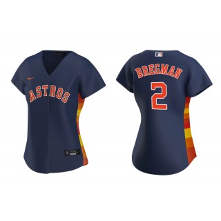 Alex Bregman Navy Replica Alternate Women's Jersey