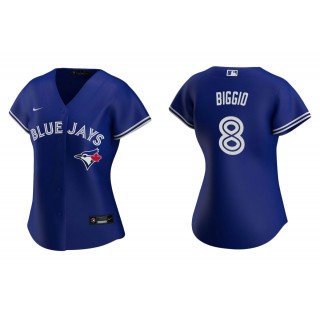 Cavan Biggio Royal Replica Alternate Women's Jersey