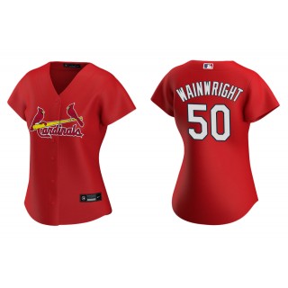 Adam Wainwright Red Replica Alternate Women's Jersey