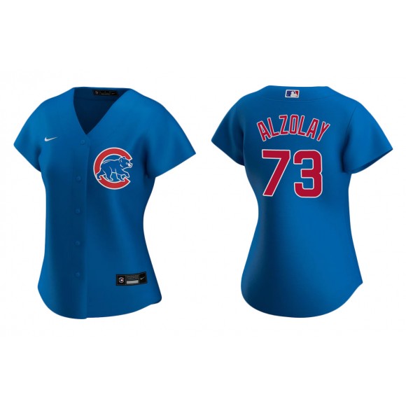 Adbert Alzolay Royal Replica Alternate Women's Jersey