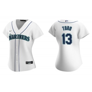 Abraham Toro White Replica Home Women's Jersey