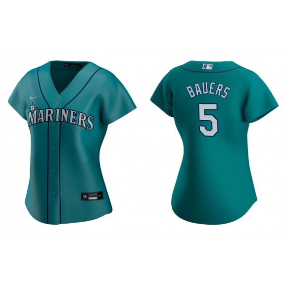 Jake Bauers Aqua Replica Alternate Women's Jersey