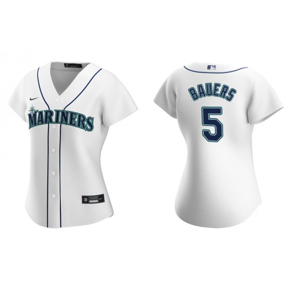 Jake Bauers White Replica Home Women's Jersey