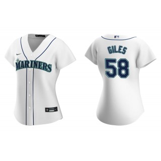 Ken Giles White Replica Home Women's Jersey