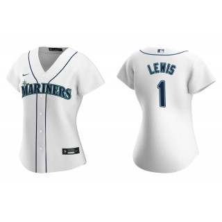 Kyle Lewis White Replica Home Women's Jersey