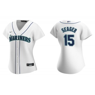 Kyle Seager White Replica Home Women's Jersey