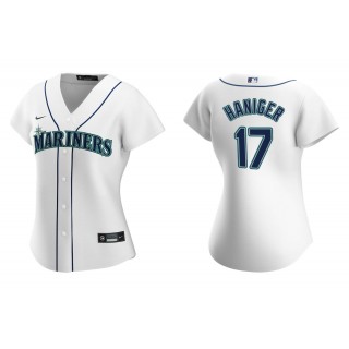 Mitch Haniger White Replica Home Women's Jersey