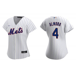 Albert Almora Jr White Replica Home Women's Jersey