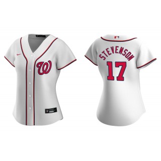 Andrew Stevenson White Replica Home Women's Jersey