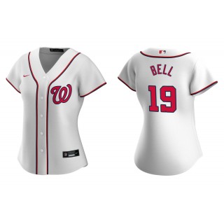 Josh Bell White Replica Home Women's Jersey