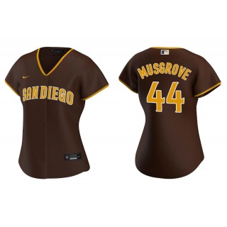 Joe Musgrove Brown Replica Road Women's Jersey