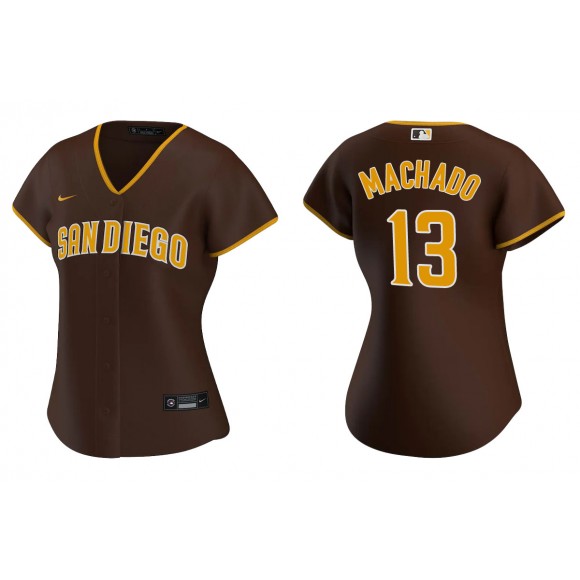 Manny Machado Brown Replica Road Women's Jersey