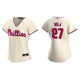 Aaron Nola Cream Replica Alternate Women's Jersey