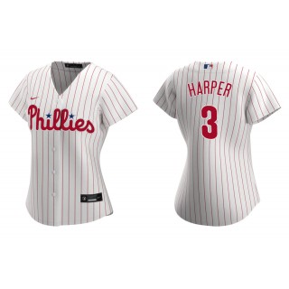 Bryce Harper White Replica Home Women's Jersey