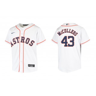 Astros Lance McCullers White Replica Home Youth Jersey