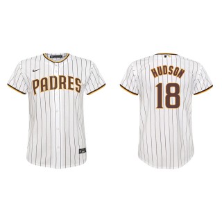 Youth San Diego Padres Daniel Hudson White Replica Home Jersey