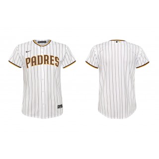 Youth San Diego Padres White Replica Home Jersey