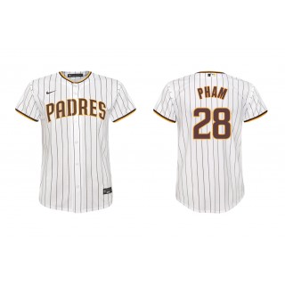 Padres Tommy Pham White Replica Home Youth Jersey