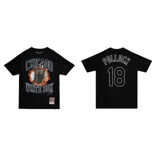 A.J. Pollock Chicago White Sox Black Flame T-Shirt