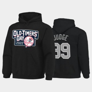 2022 Old-Timers' Day Yankees #99 Aaron Judge Black Hoodie