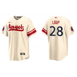 Men's Los Angeles Angels Aaron Loup Cream 2022 City Connect Replica Jersey