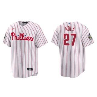 Aaron Nola Philadelphia Phillies White 2022 World Series Home Replica Jersey