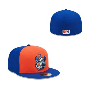 Aberdeen IronBirds Orange Blue Marvel x Minor League 59FIFTY Fitted Hat