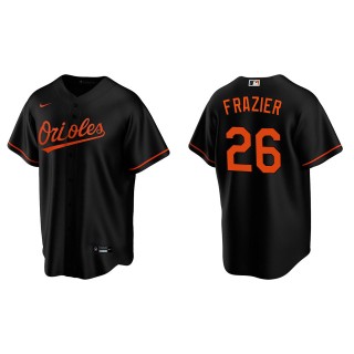 Adam Frazier Men's Baltimore Orioles Nike Black Alternate Replica Jersey