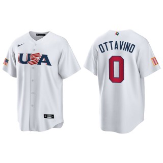 Adam Ottavino Men's USA Baseball White 2023 World Baseball Classic Replica Jersey